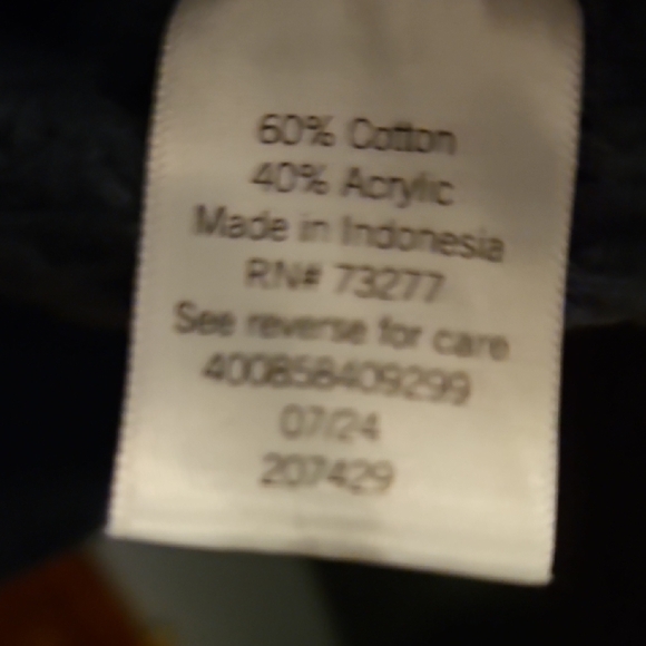 GAP Women's V-Neck Sweater in Dusty Blue - Picture 4 of 4